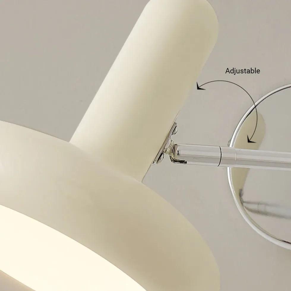 White Plug in Wall Light - Energy Efficient Night Light for Bedroom, Nursery, Hallway & Bathroom