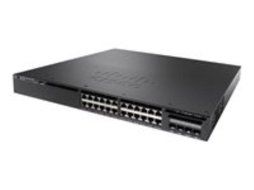 Cisco WS-C3650-24PS-L Catalyst 3650 24-Port PoE Switch with 4x1G Uplink, LAN Base, Renewed - Ideal for Office Networks, Small Business IT Infrastructure & Enterprise Connectivity