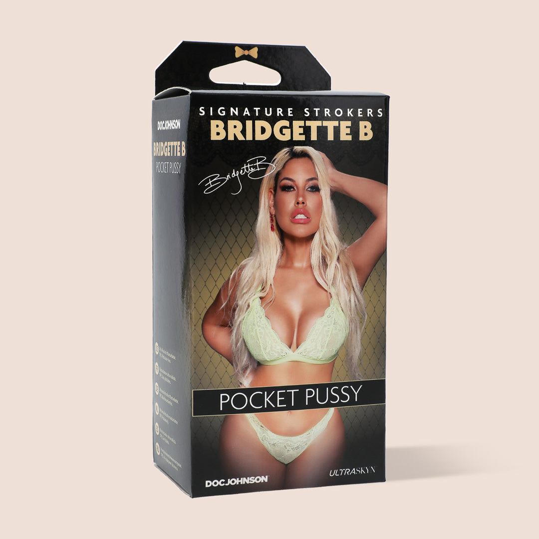 Bridgette B Signature Strokers ULTRASKYN™ Pocket Pussy - Realistic Feel & Lifelike Sensation for Ultimate Pleasure | Adult Toys for Men, Solo Play & Couples Fun