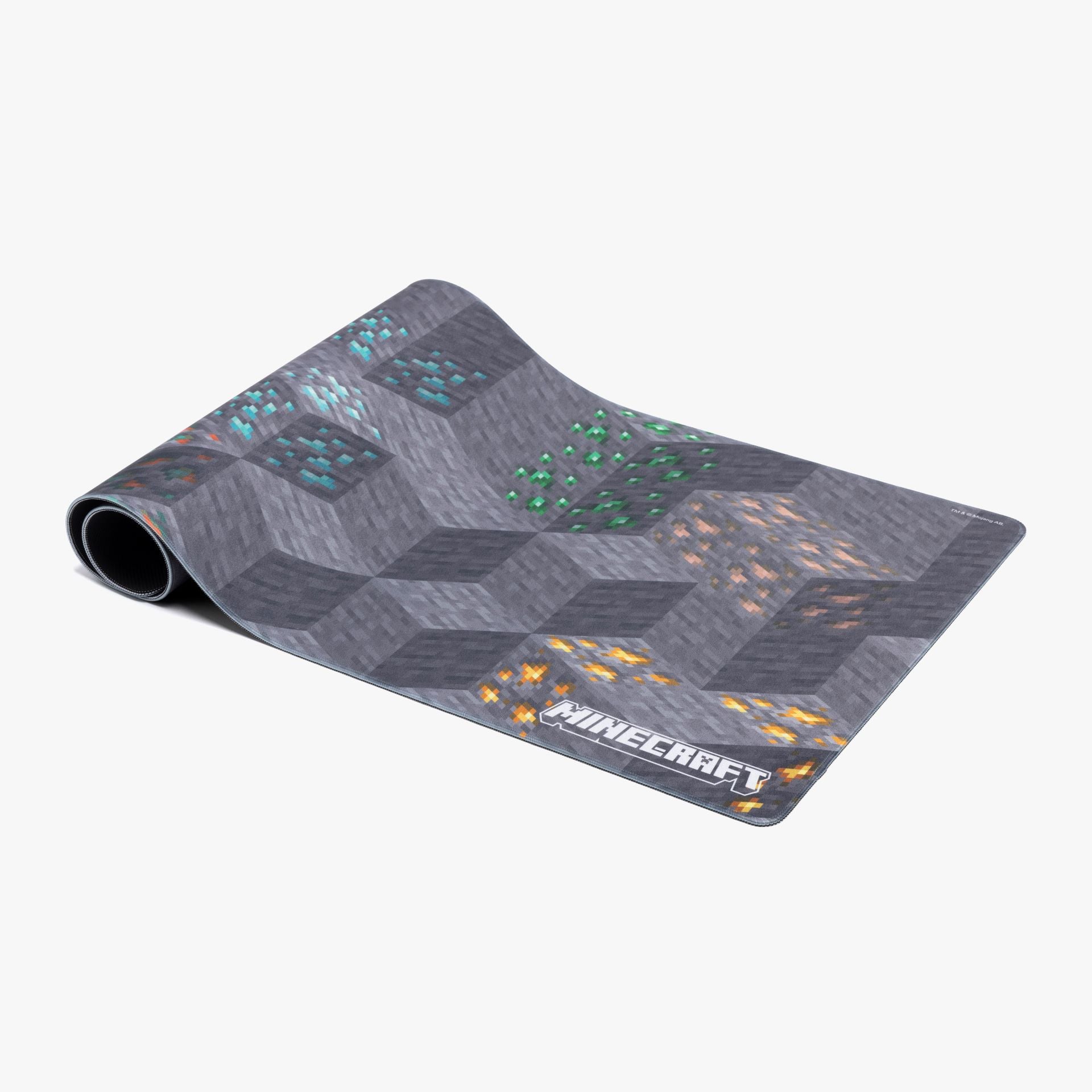 HG x Minecraft XL Gaming Mousepad - Mining Blocks Design for PC & Laptop - Perfect for Gaming, Office Work & Streaming Setup