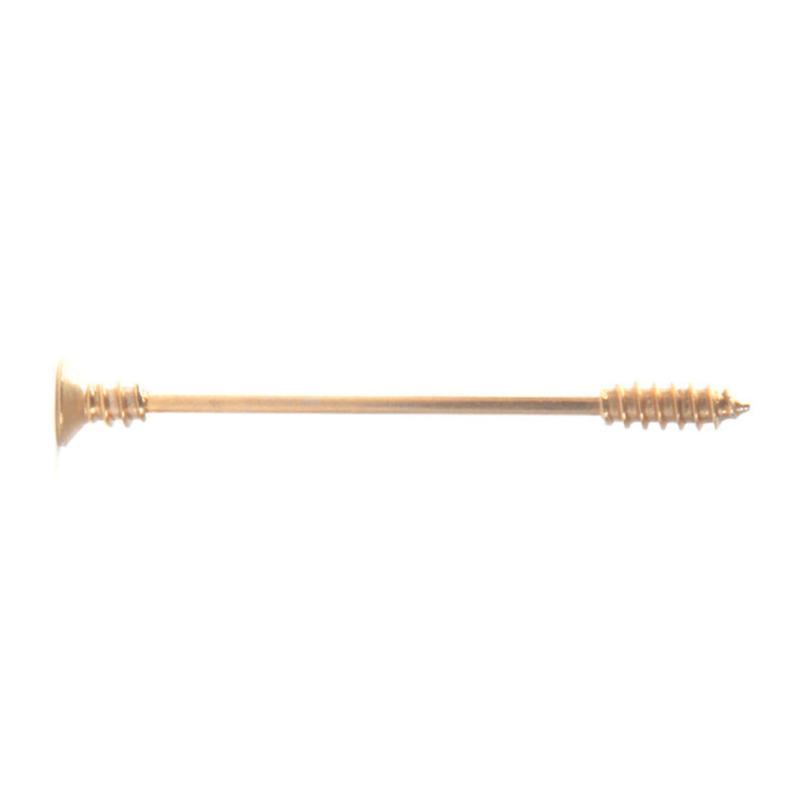 Qiguch66 Gold Industrial Scaffold Bar Earrings for Women & Girls - Cartilage Helix Barbell Piercing Jewelry - Perfect for Daily Wear, Parties & Gifts