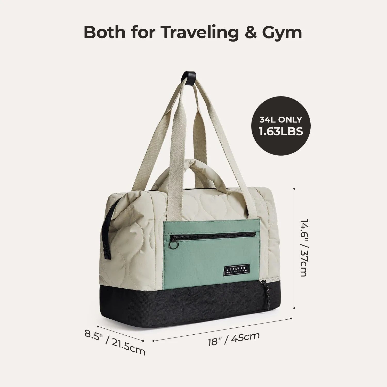 Paz Duffle Bag - Waterproof Travel Duffel Bag with Shoulder Strap, Large Gym Bag for Men & Women - Perfect for Workout, Travel, Sports & Weekend Getaways