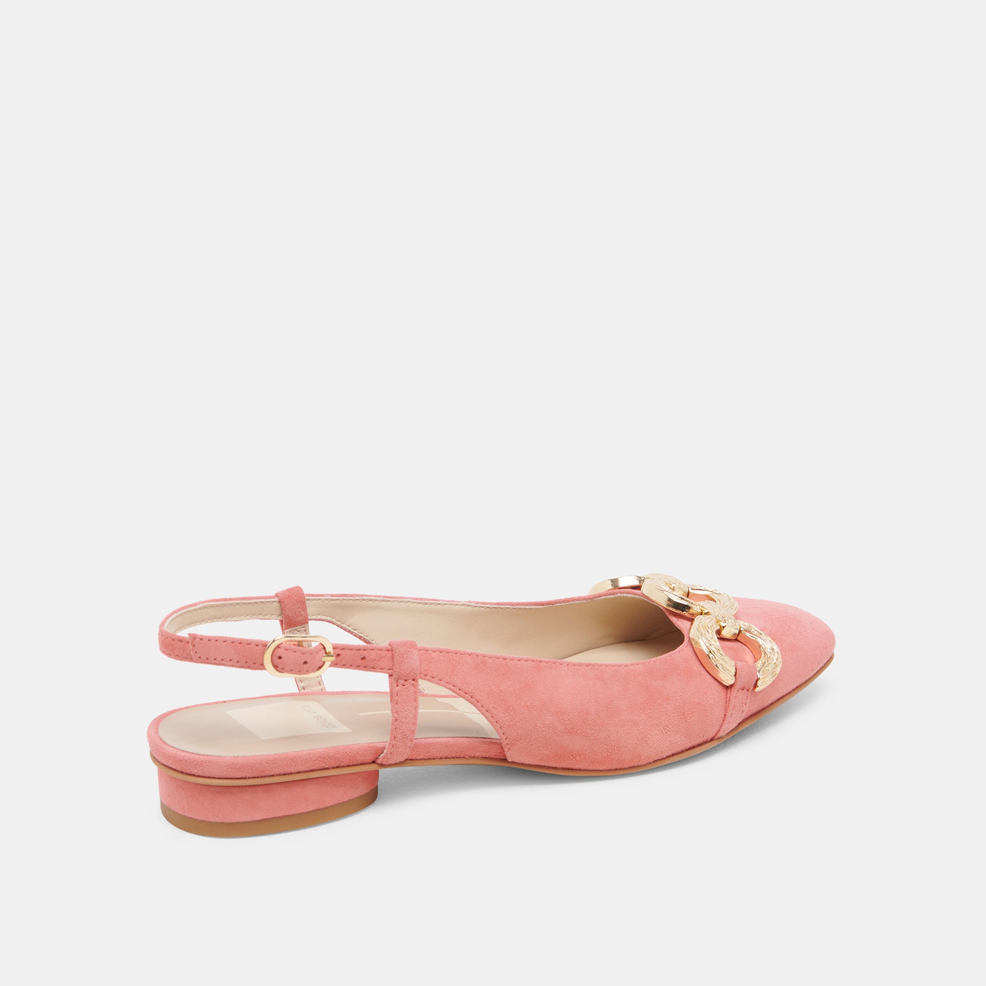 RAMANO FLATS CORAL SUEDE - Women's Comfortable Slip-On Loafers for Work & Casual Wear | Soft Suede Shoes for Office, Travel & Everyday Use