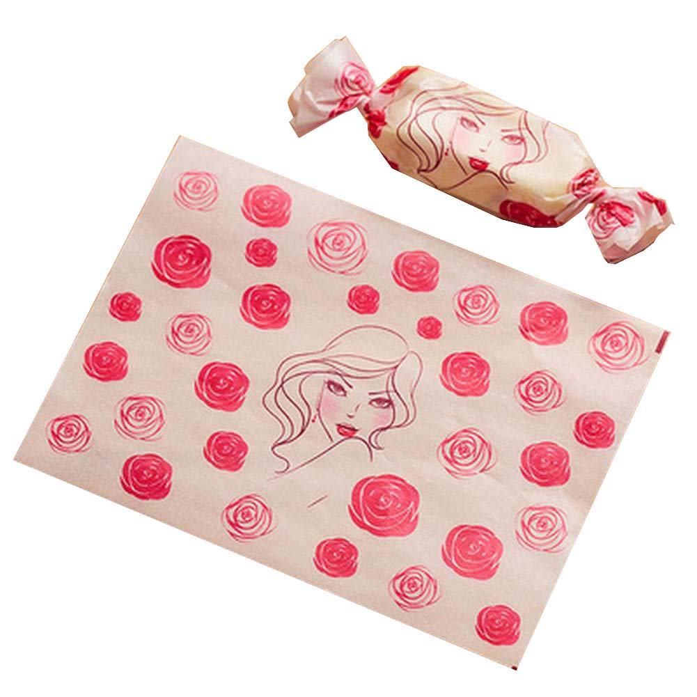 500 Sheets Candy Wrappers - Wax Paper for Candy Twisting & Wrapping - Party & Baking Use
