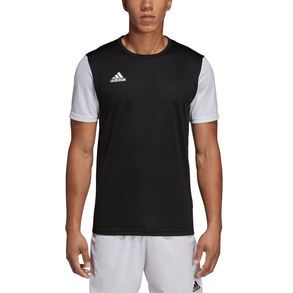 Adidas Estro 19 Adult Soccer Jersey - Black & White - Breathable Performance Shirt for Men & Women - Perfect for Training, Matches & Fan Wear