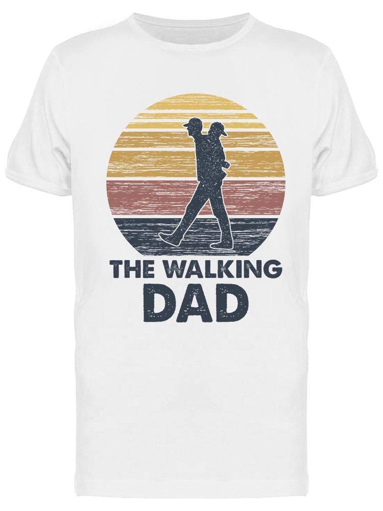 Funny The Walking Dad T-Shirt for Men - Cool Graphic Tee for Dads, Father's Day Gift, Casual Wear