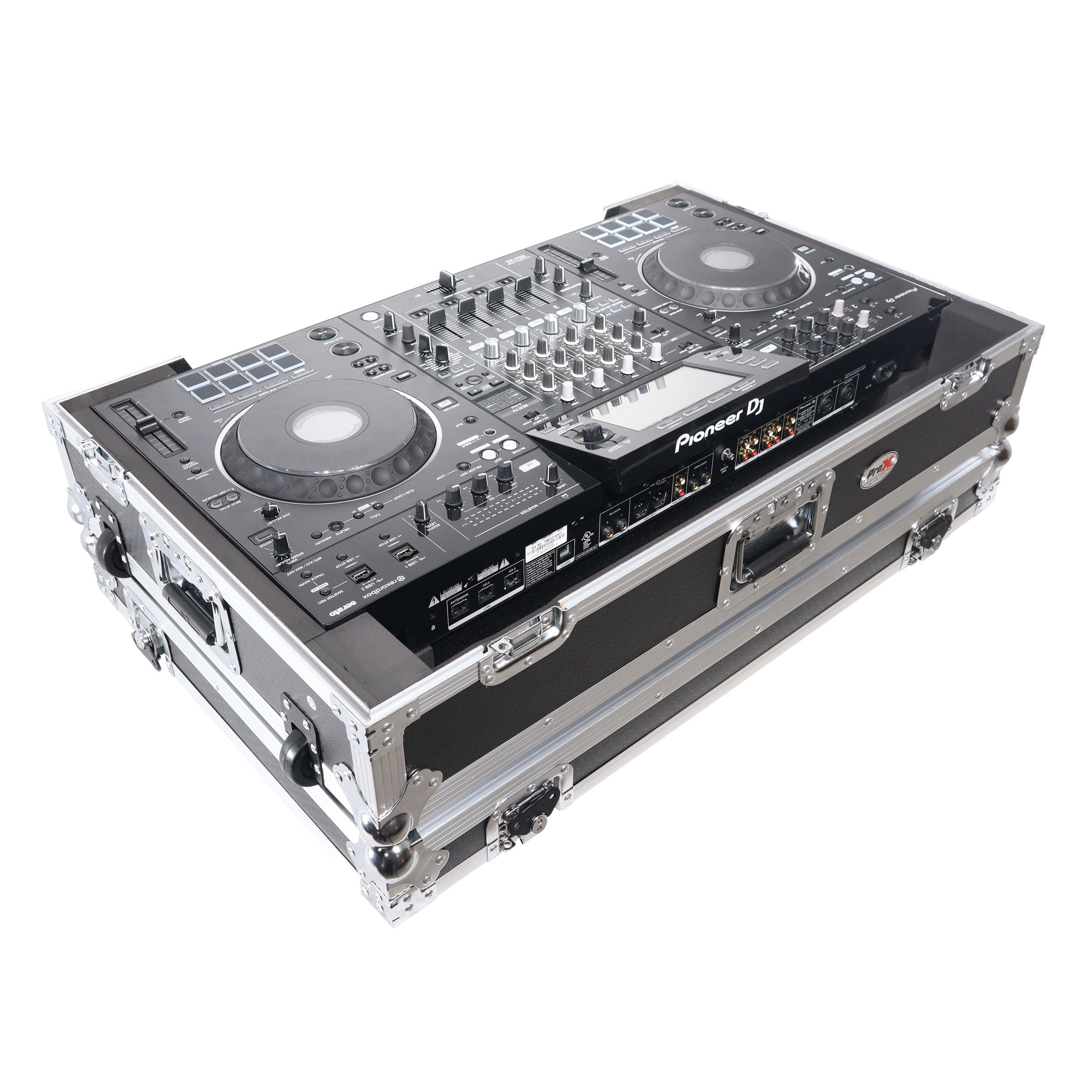 ProX XS-XDJXZW ATA Flight Case for Pioneer XDJ-XZ DJ Controller - Heavy Duty 1U Rack Space & Wheels - Perfect for DJ Gigs, Tours & Studio Protection
