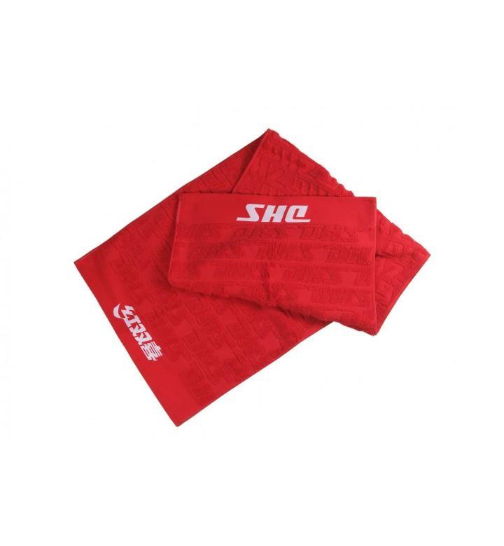 DHS Sports Towel AT01 - Quick Dry Microfiber Gym Towel for Workout, Yoga & Fitness - Lightweight & Absorbent Athletic Towel for Running, Cycling & Sports - Red