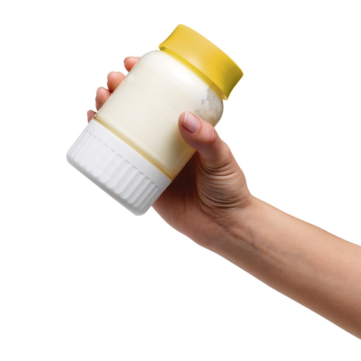 Chef'n 102-567-017 Buttercup Butter Maker - Handheld Lemon/Meringue Colored Butter Churner for Fresh Homemade Butter - Perfect for Baking, Cooking & Spreading on Toast