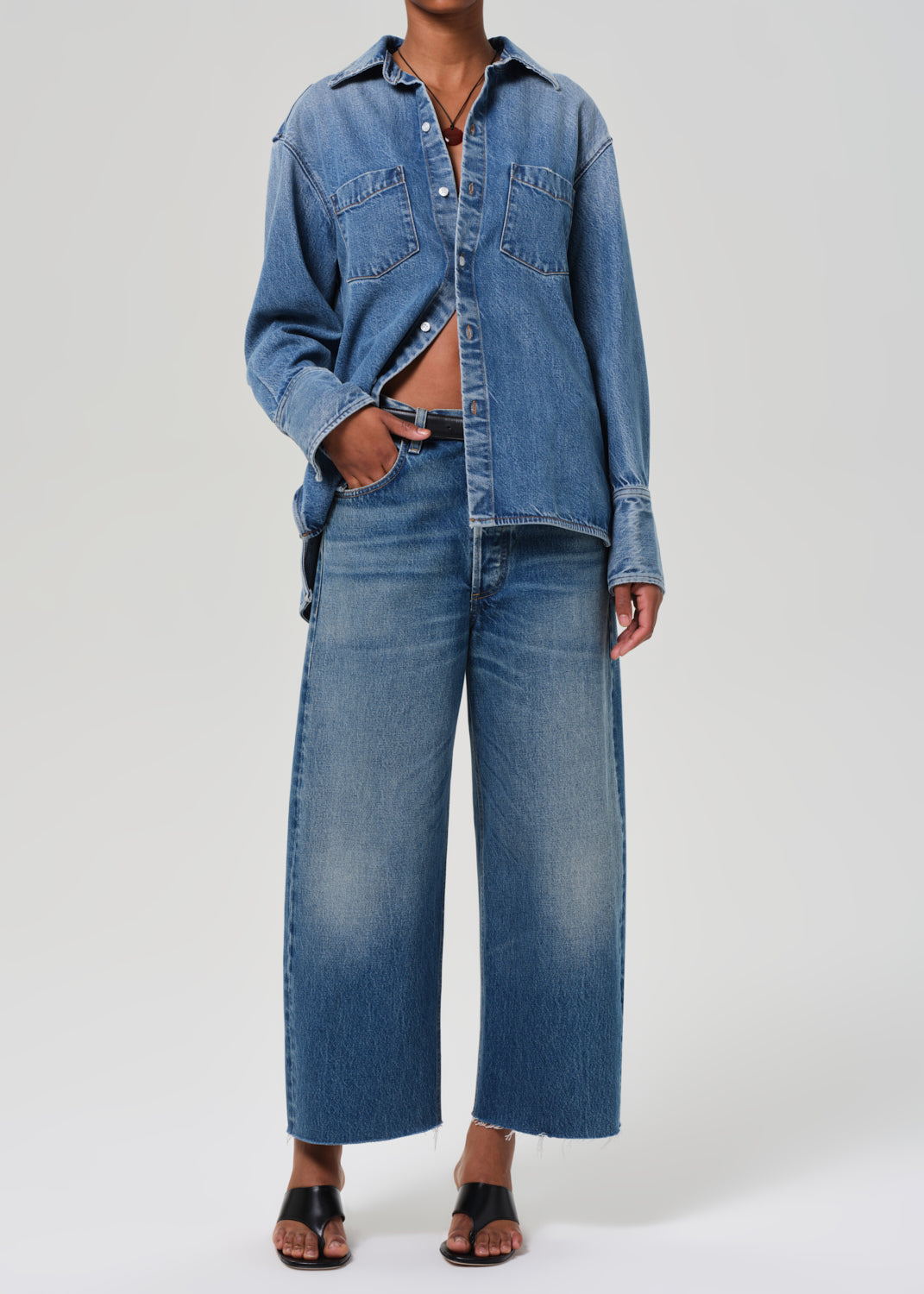 AYLA RAW HEM CROP IN DOHENY - Women's Fashion Distressed Denim Shorts for Summer, Casual Streetwear Outfits | Perfect for Beach, Music Festivals & Daily Wear