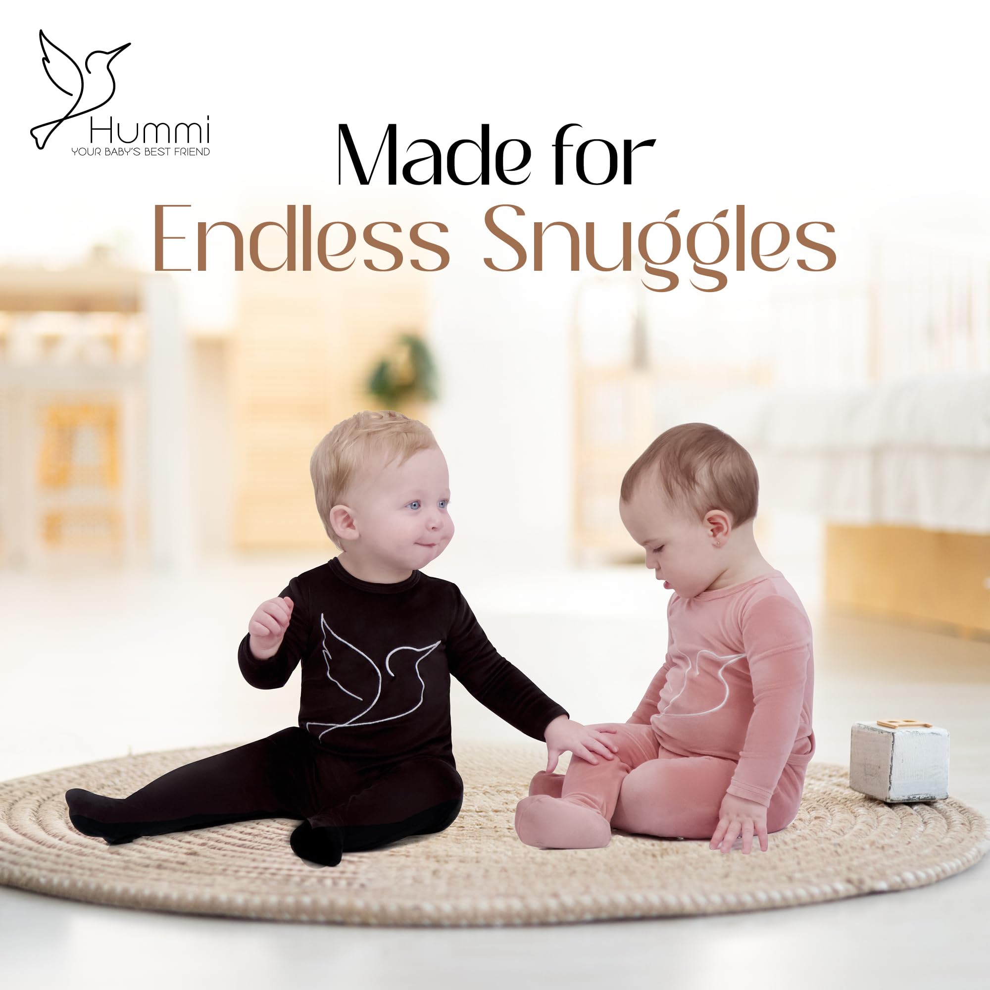 Baby Pajamas for Boys & Girls - Soft Cotton Footie Sleepers with Non-Slip Grips | Cozy One-Piece Onesie for Newborns & Toddlers - Perfect for Bedtime, Playtime & Winter Snuggles