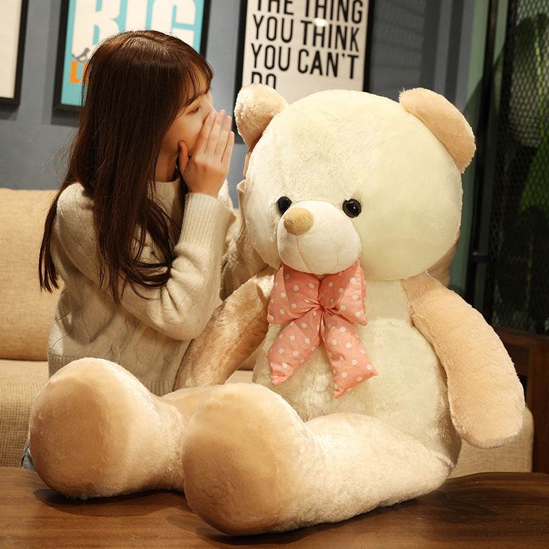 Giant Cuddly Teddy Bear - Extra Large Soft Plush Stuffed Animal Toy for Kids & Adults | Perfect for Gifts, Bedroom Decor, and Comforting Hugs