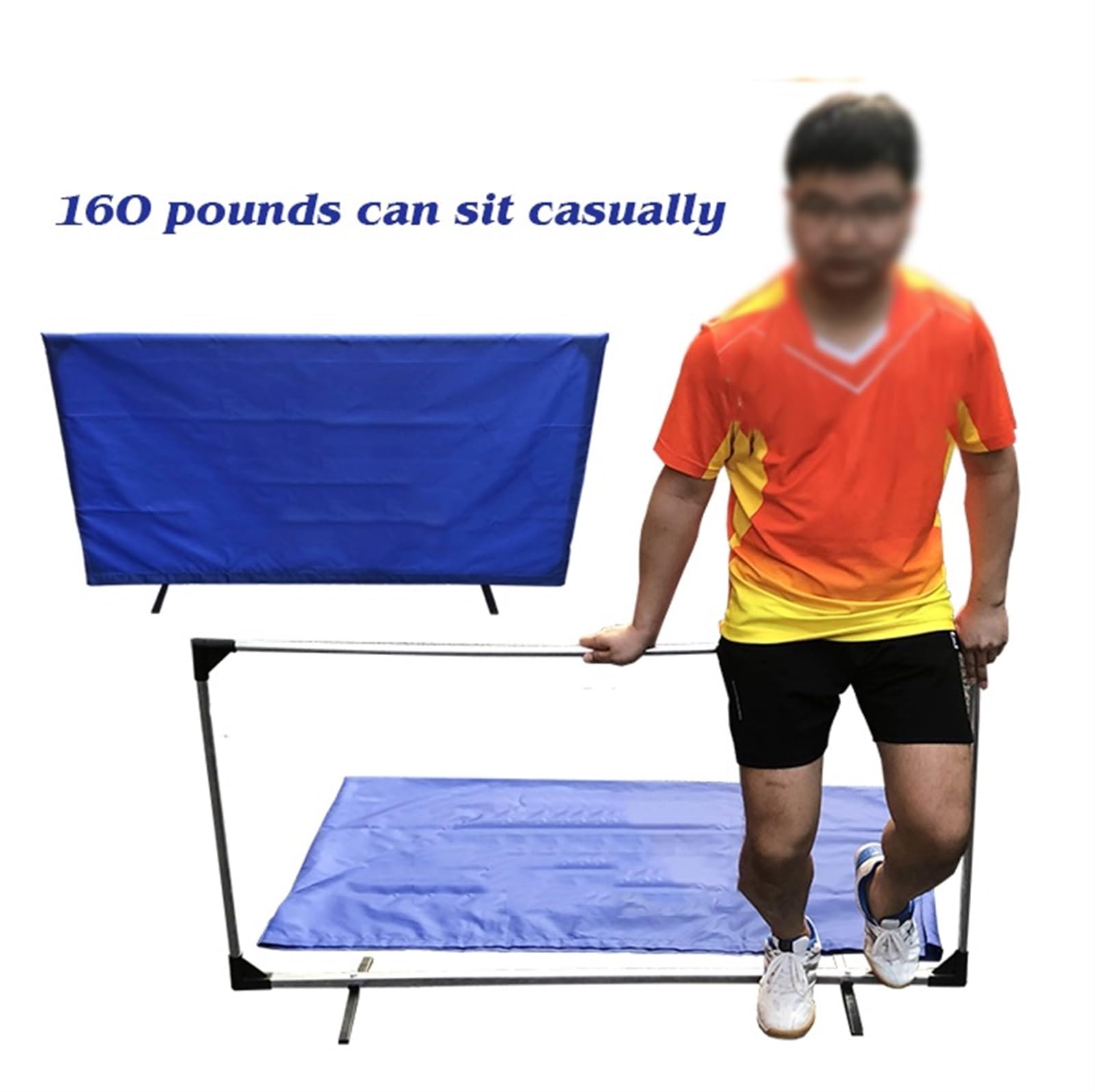 Premium Table Tennis Training Fence - Foldable 140x75CM Court Barrier (2-Pack, Black) | Portable Ping Pong Practice Net for Indoor/Outdoor Use | Stadium & Home Training Partition Screen