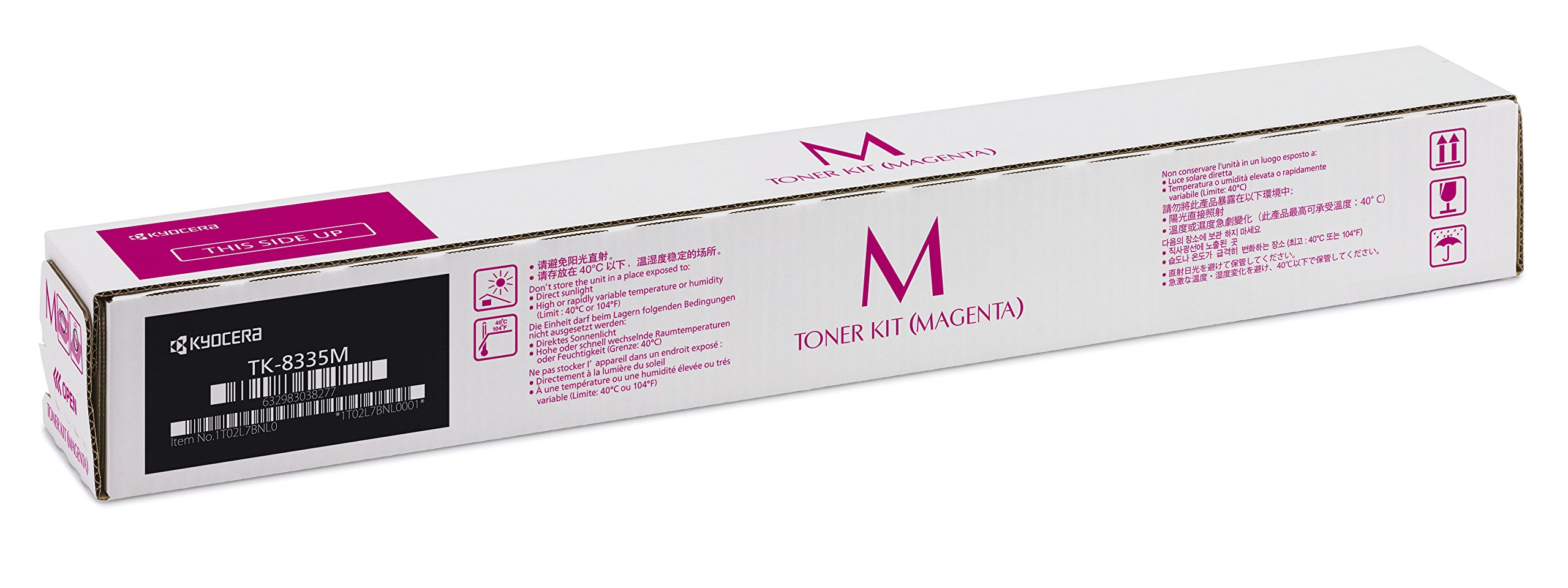 Genuine Kyocera TK-8335M Magenta Toner Cartridge - High Yield 12,000 Pages - Premium Printer Toner for TASKalfa 3252ci (Model 1T02RLBNL0/T02RLBNL) - Ideal for Office Printing, High-Volume Documents & Color Reproduction
