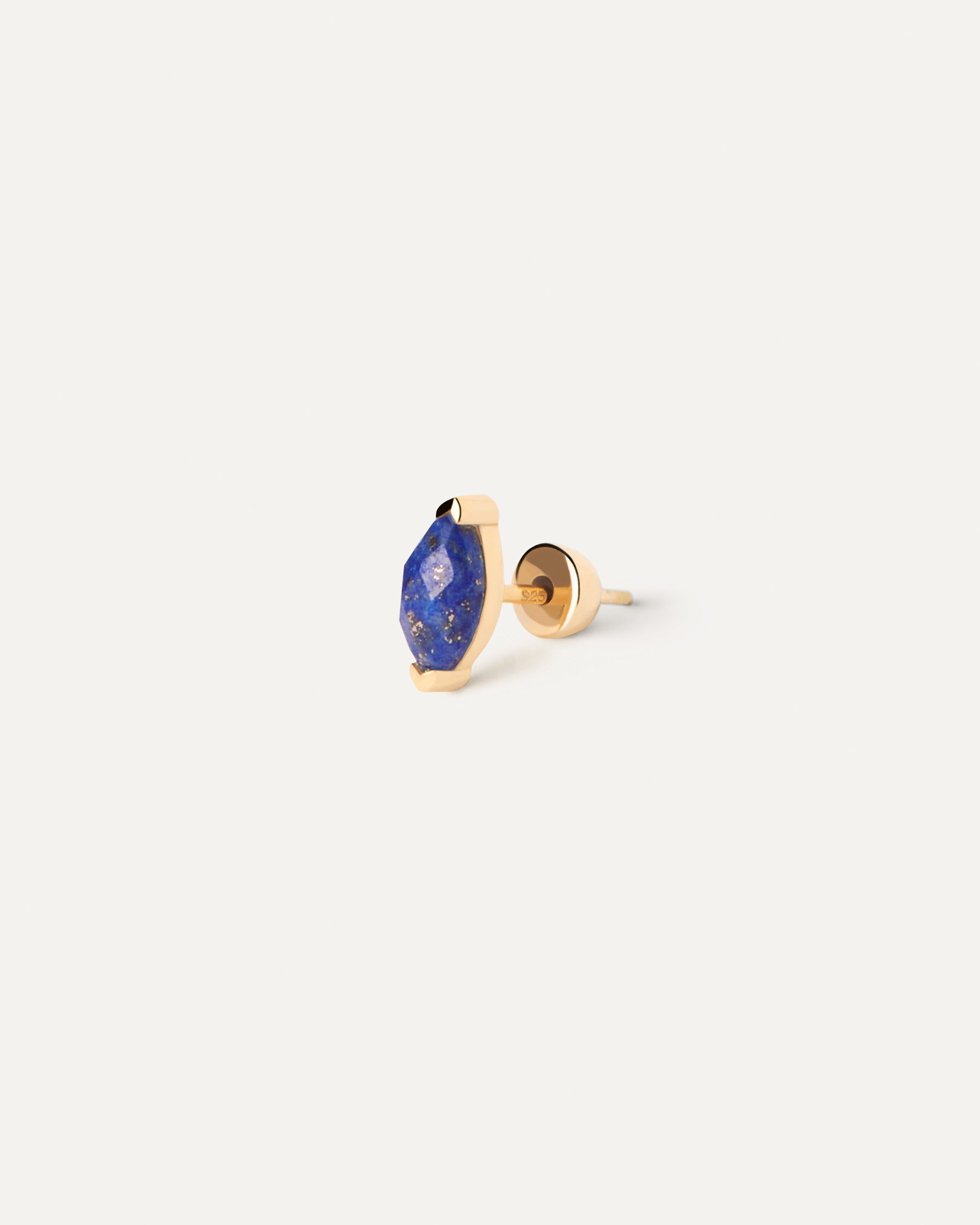 Lapis Lazuli Nomad Single Earring - Handmade Bohemian Jewelry for Women | Perfect for Boho Chic Style, Music Festivals & Travel Accessories