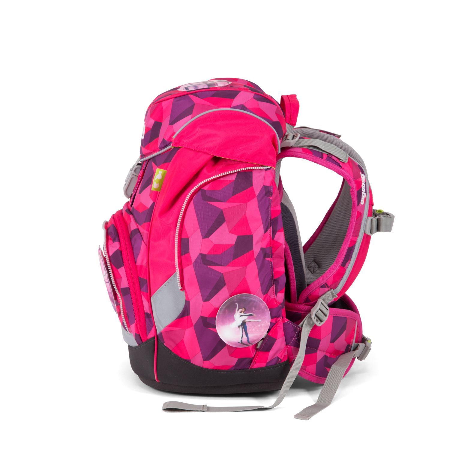 Ergobag School Backpack 6-Piece Set with PrimBear Ballerina Design - Durable & Lightweight for Kids, Perfect for School, Travel & Daily Use