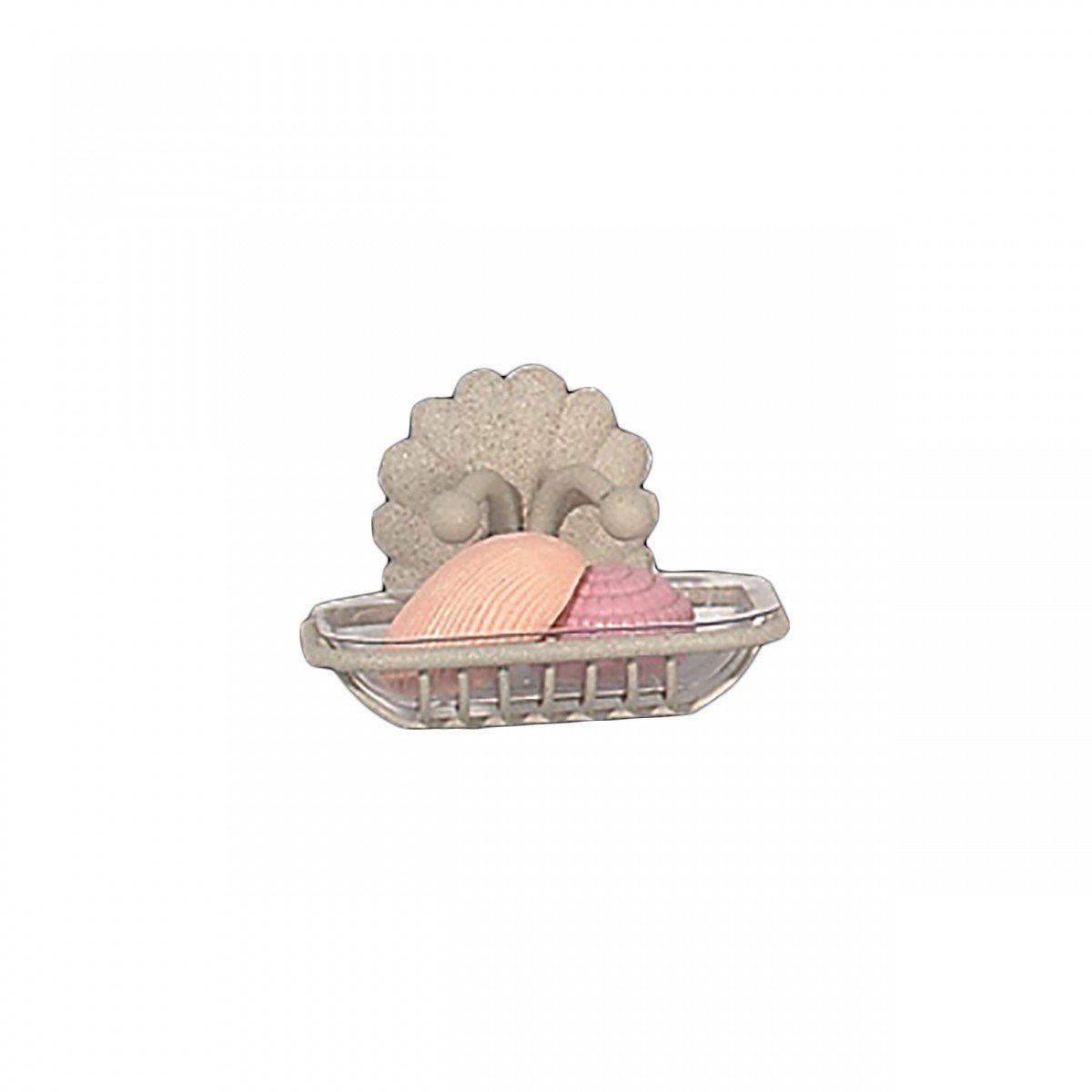 Vintage Soap Dish Sand Steel Sanibel - Rustic Bathroom Decor for Farmhouse & Coastal Homes | Perfect for Showers, Bathtubs & Vanities