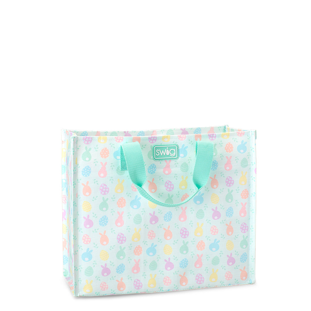 Reusable Easter Egg Hunt Bag - Medium Size for Kids & Adults - Perfect for Easter Party Favors, Egg Collecting & Spring Celebrations