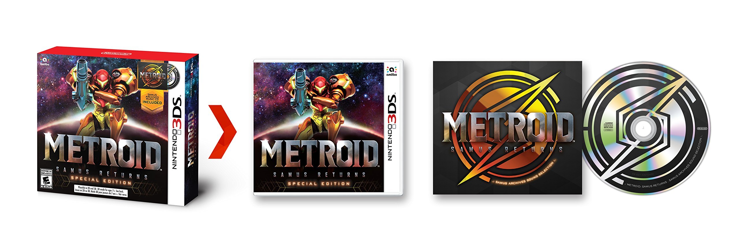 Metroid: Samus Returns Special Edition - Renewed Nintendo 3DS Game | Action-Adventure Sci-Fi Video Game | Perfect for Gamers & Collectors | Great for Travel, Commuting & Home Entertainment