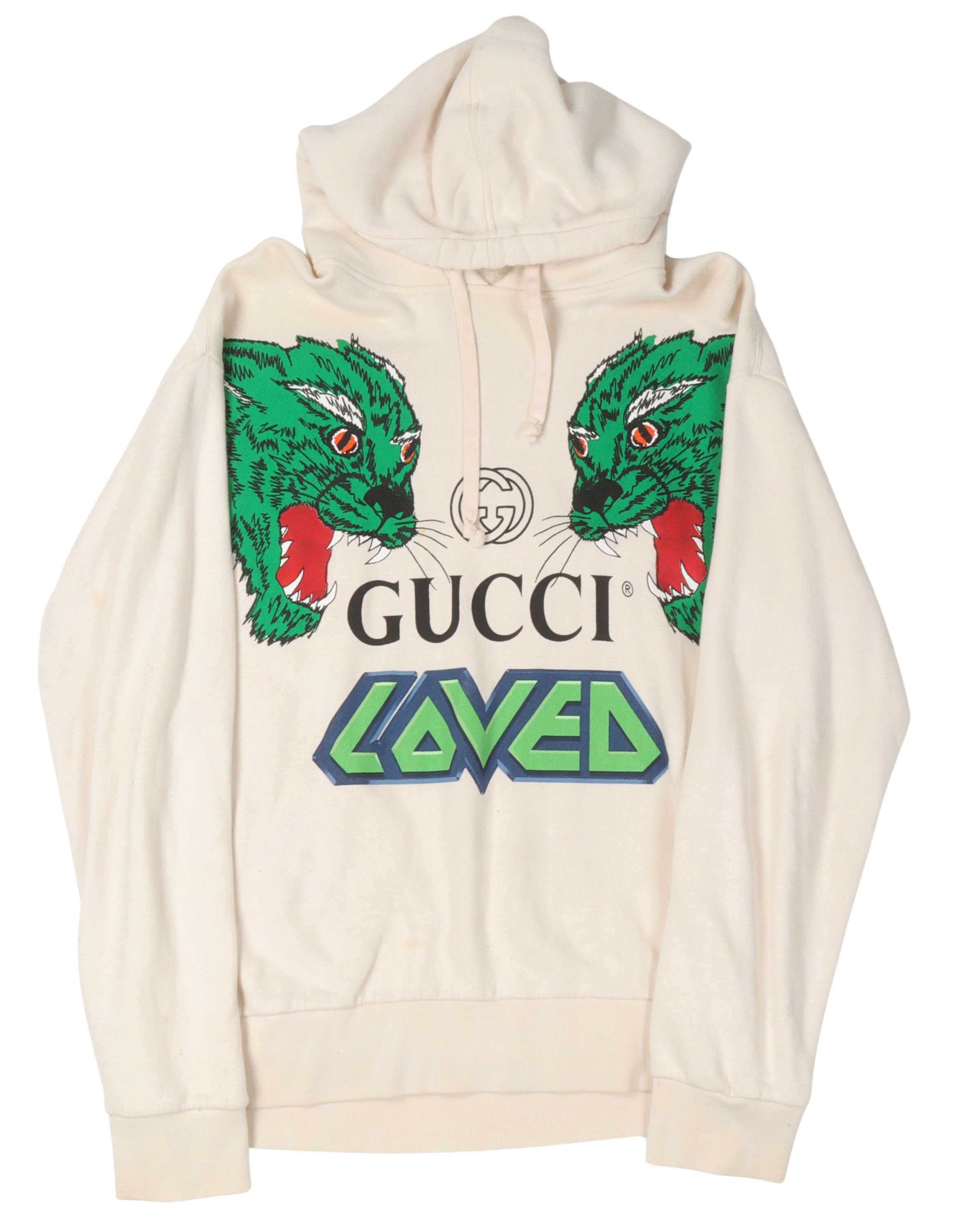 Gucci Loved Hoodie for Women & Men - Luxury Cotton Blend Pullover Sweatshirt | Casual Streetwear, Loungewear & Everyday Comfort