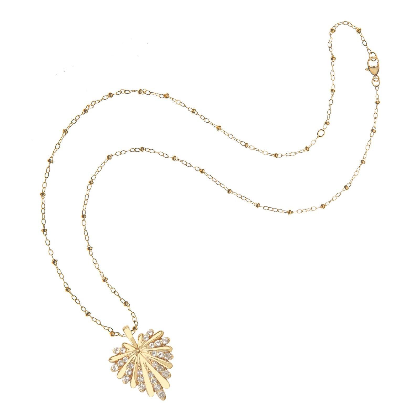 Jane Win LOVE Petite Embellished Full Heart Pendant Necklace - Dainty Gold Heart Jewelry for Women, Perfect Gift for Valentine's Day, Anniversary & Romantic Occasions