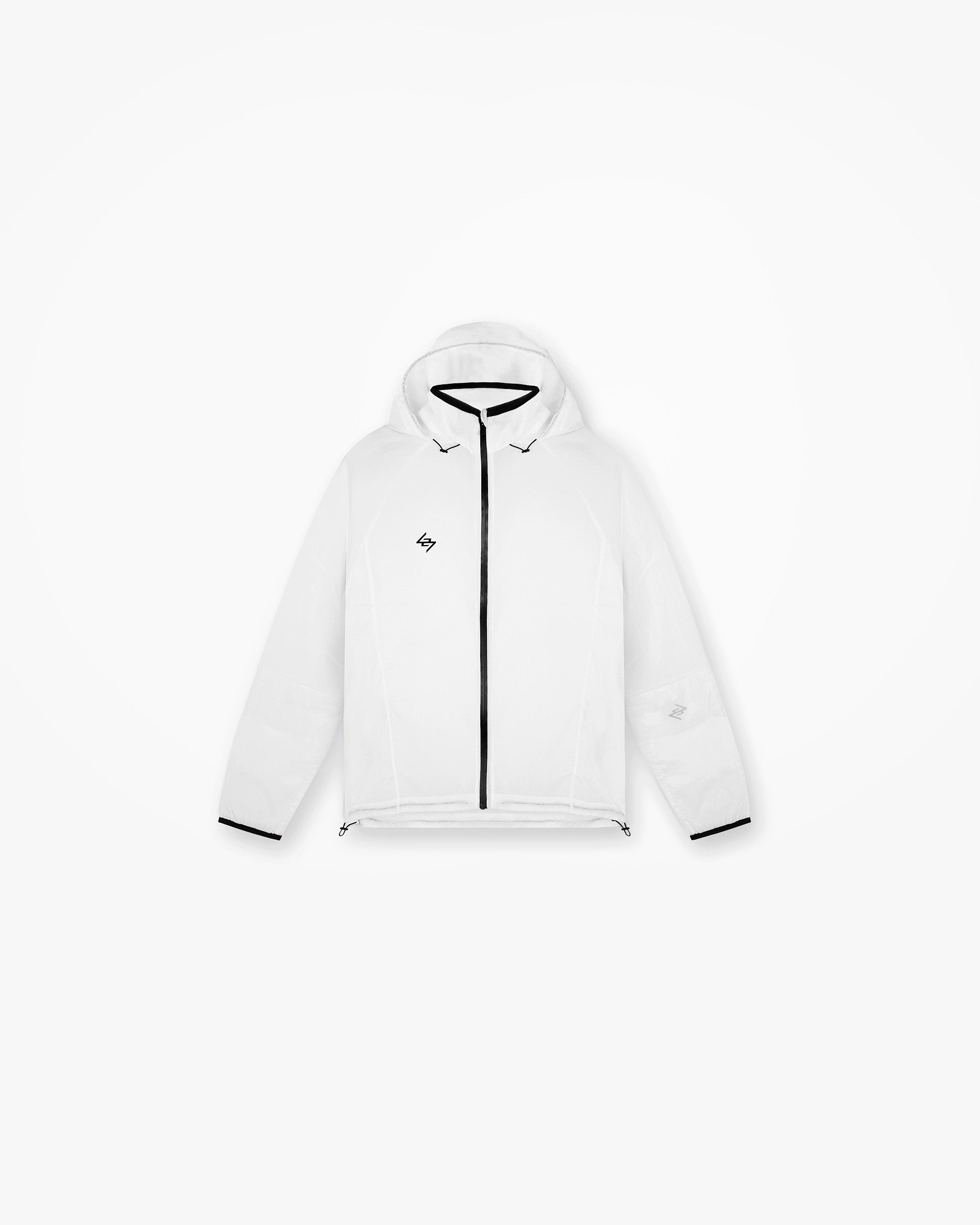 247 Fly Running Jacket for Men & Women - Lightweight Waterproof Windbreaker - Reflective White Outdoor Sports Jacket - Perfect for Jogging, Hiking, Cycling & Night Running
