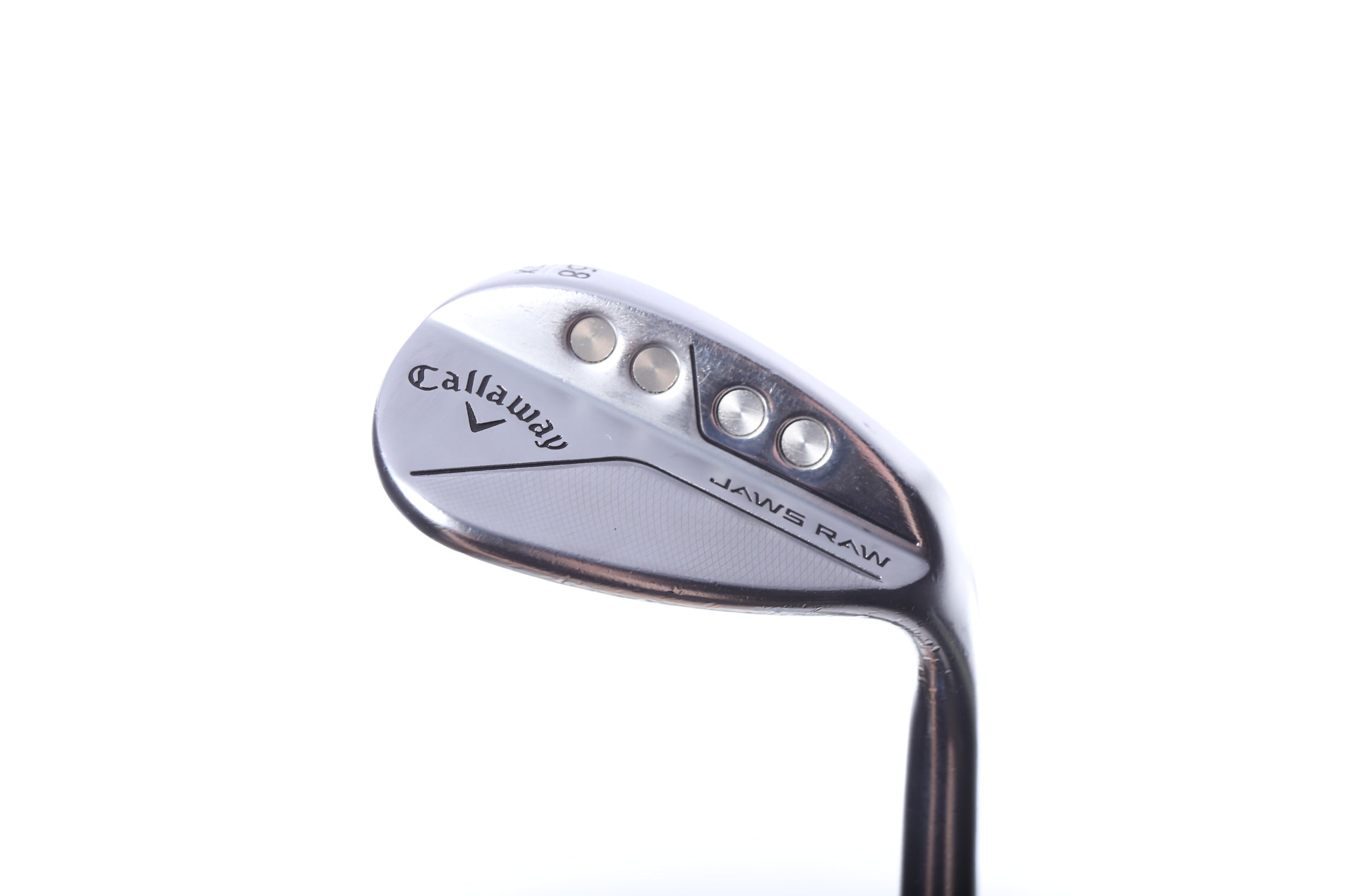 Callaway JAWS Raw Chrome Lob Wedge 58° Stiff Flex Right Handed Golf Club - Perfect for Short Game Shots & Bunker Play
