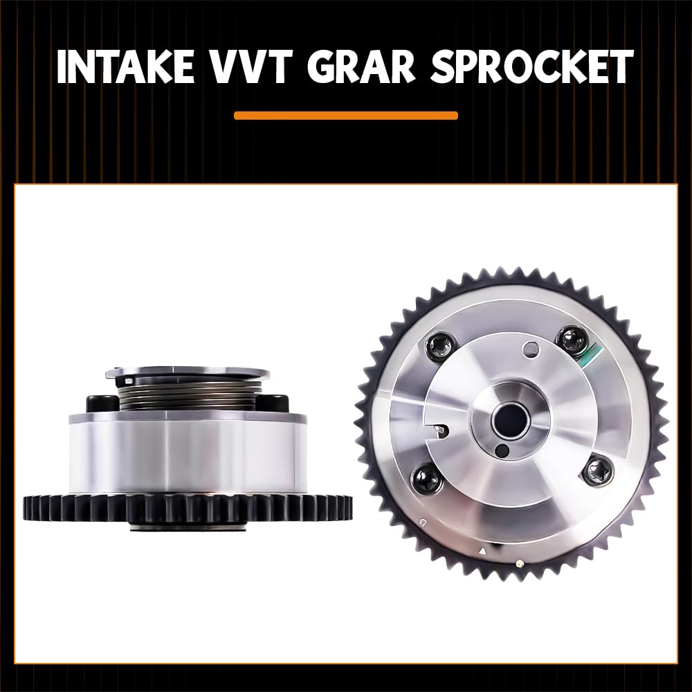 High-Quality Timing Chain Kit 24321-2E000 - Compatible with Kia Soul 2.0L 2012-2013 & Hyundai Elantra 1.8L 2011-2014 - Includes Intake & Exhaust VVT Gear Sprocket 243502E001+243702E000, Timing Chain Tensioner & Guide - Perfect for Engine Repair & Maintenance