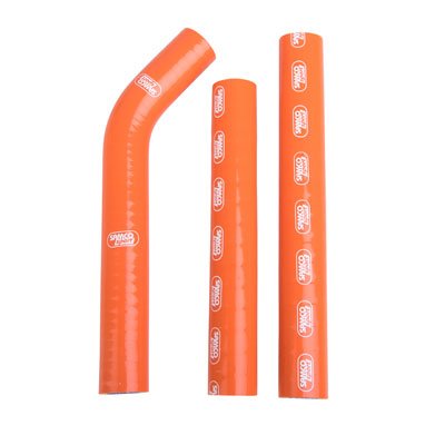 High-Performance Radiator Hose Kit with Thermostat Bypass - Orange - Compatible with KTM 200 XC-W (2012-2016) - Perfect for Off-Road Racing & Trail Riding