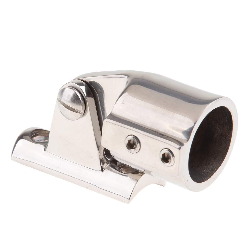 316 Stainless Steel Marine Deck Hinge Mount with Boat Eye End - 1 Inch Heavy Duty Top Fitting for Boats, Yachts & Marine Applications - Perfect for Deck Hardware, Hatch Mounting & Marine Rigging
