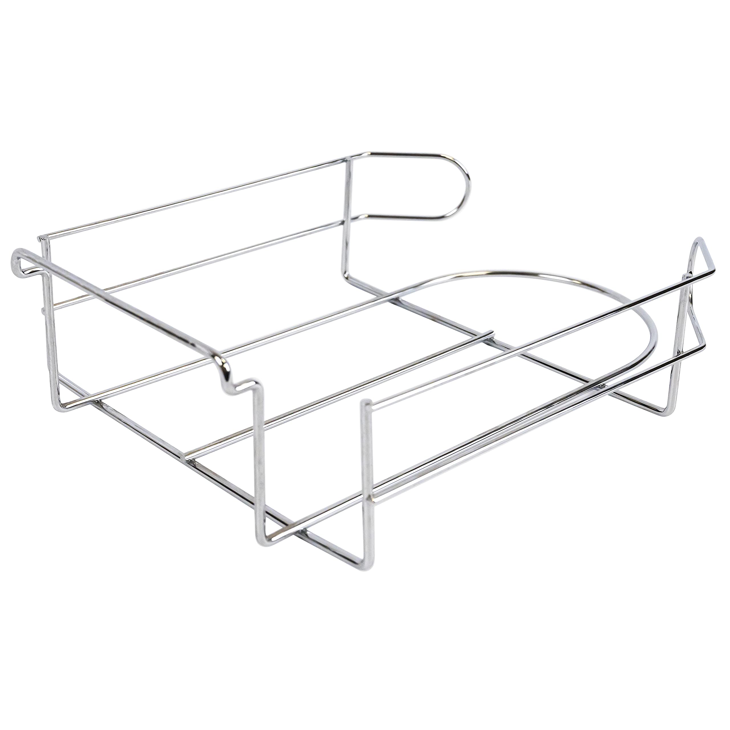 Chrome Slatwall Cap Display Rack - Organize Fitted Hats, Snapbacks & Baseball Caps - Wall Mounted Hat Holder for Retail Stores & Boutiques