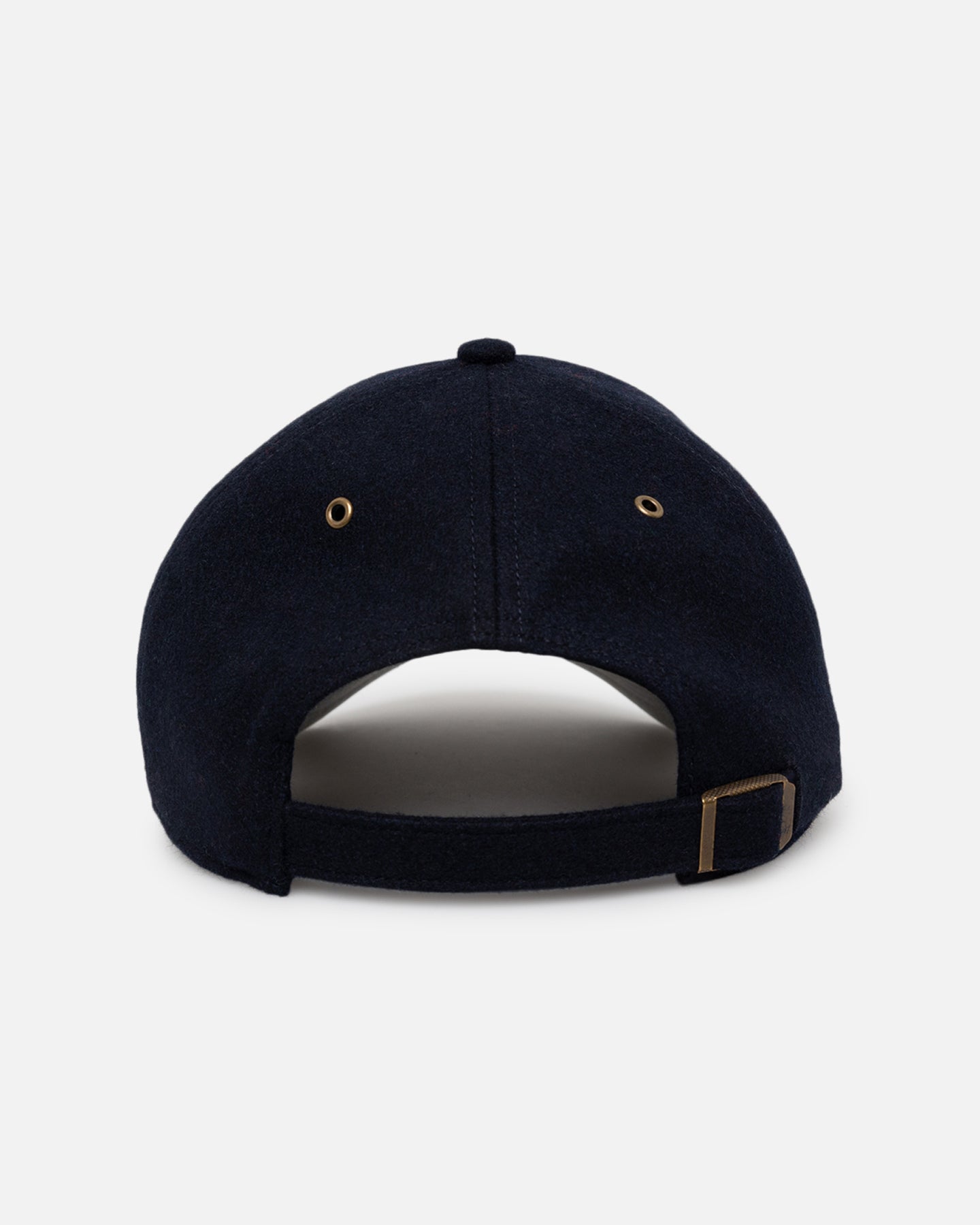 47 Brand Georgetown Hoyas Wooly Clean Up Strapback Hat - Navy Blue Adjustable Baseball Cap for Men & Women - Perfect for College Sports, Tailgating and Casual Wear