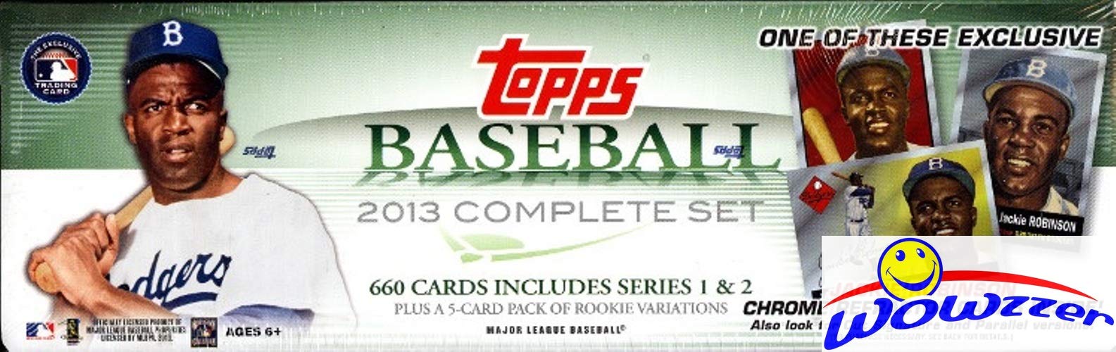 2013 Topps MLB Baseball Complete Factory Sealed 666-Card Set - Series 1 & 2 with 5 Bonus Rookie Variation Cards | Collectible Trading Cards for Sports Fans & Memorabilia Enthusiasts | Perfect for Display, Trading, and Investment