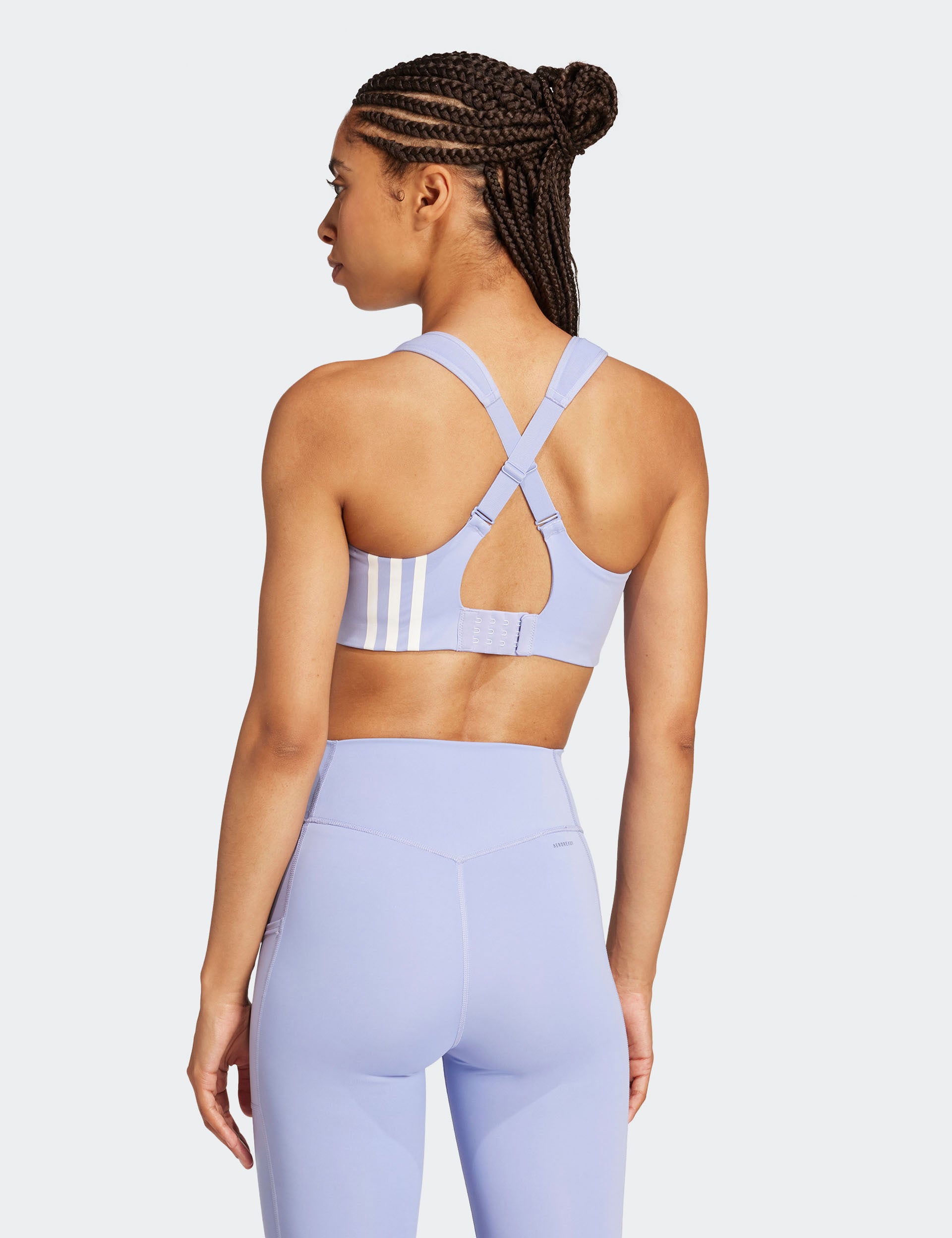 TLRD Impact Training High Support Sports Bra - Blue Spark | Workout, Running, Yoga & Gym for Women