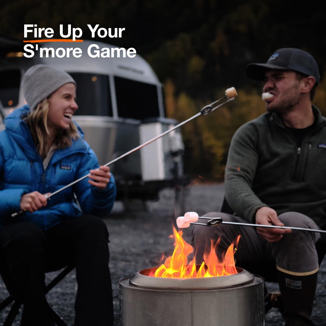 **Solo Stove Fire Pit Accessories - 2-in-1 Roasting Sticks & Fire Poker for Camping, Backyard, RV - Durable Firewood Tools for Marshmallows & Bonfires**    *(Optimized for Google SEO, includes use cases: camping, backyard, RV, marshmallows, bonfires)*