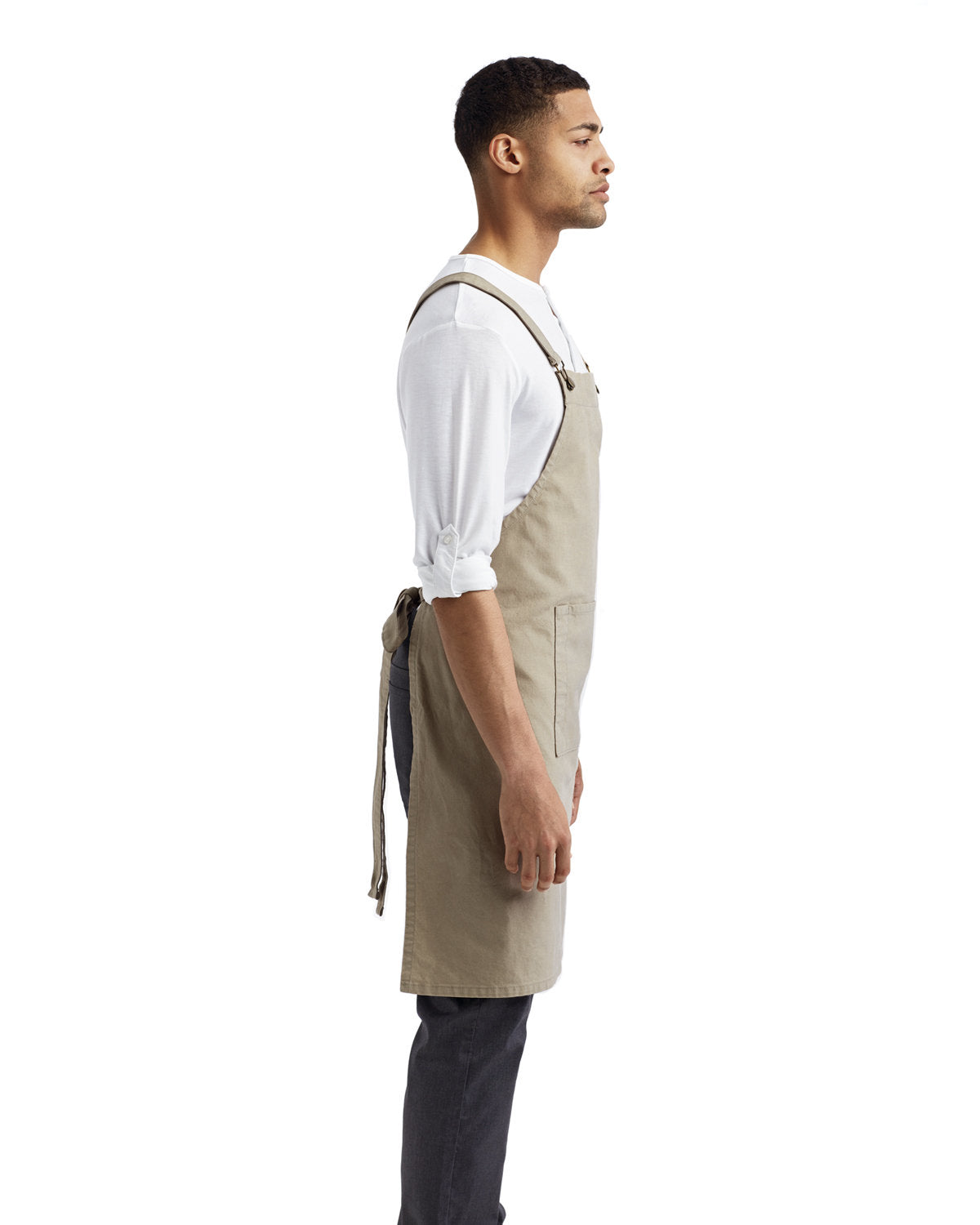 Reprime RP129 Cross Back Barista Apron - Premium Artisan Collection for Coffee Shops, Cafes & Home Baristas - Durable & Stylish Workwear for Professional Brewing & Espresso Making