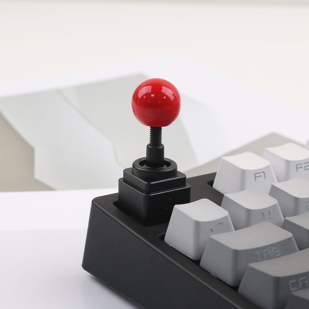 Custom DIY Retro Metal Joystick Keycaps - Classic Gaming Mechanical Keyboard Accessories for PC, Mac, Laptop (Perfect Gift for Gamers & Keyboard Enthusiasts) - Enhance Your Gaming Setup & Typing Experience
