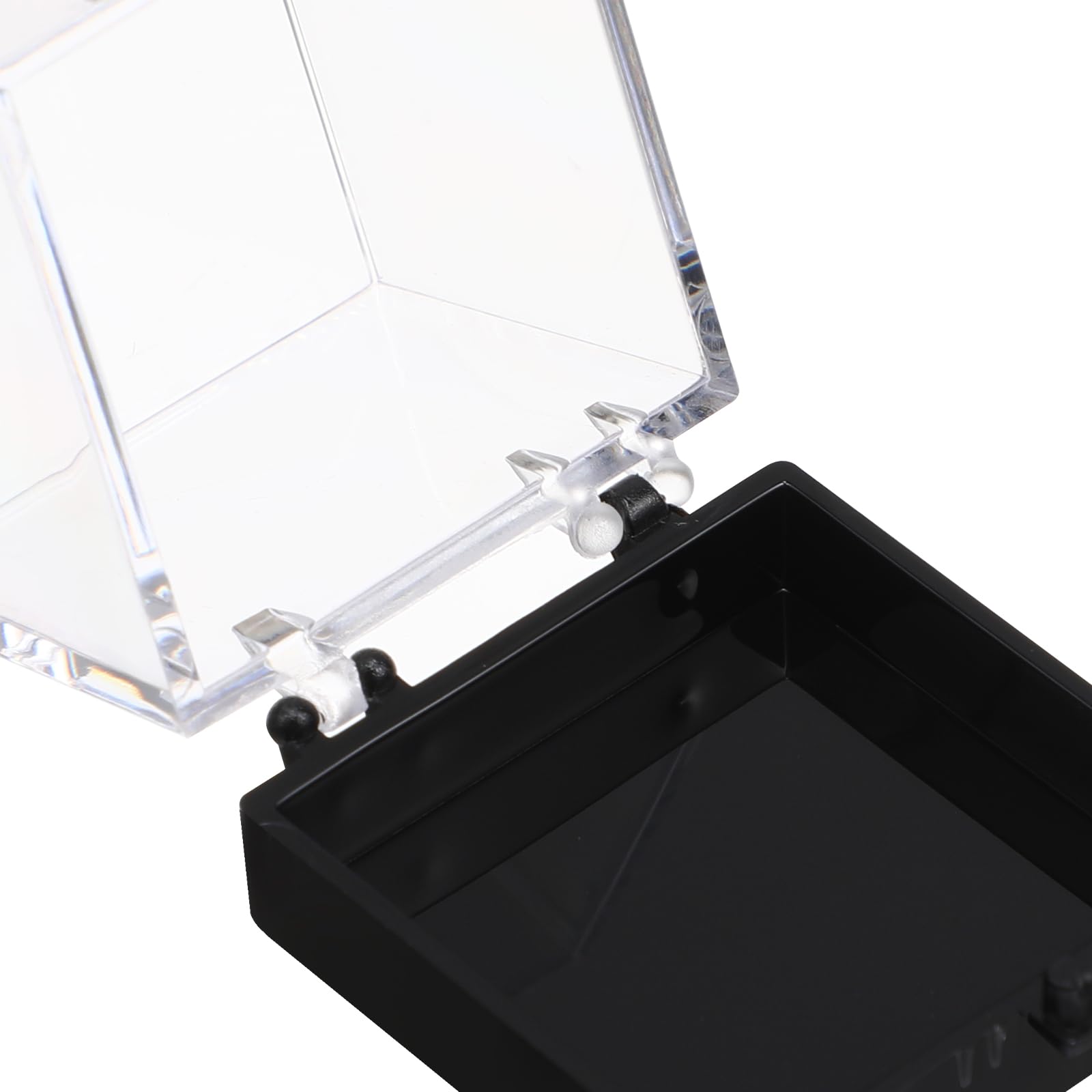 60 Pcs Clear Jewelry Organizer Box with Lids - Mineral Display Storage Containers, Tiny Square Cube Boxes for Jewelry, Specimen & Small Items - Perfect for Craft Rooms, Retail Displays & Home Organization