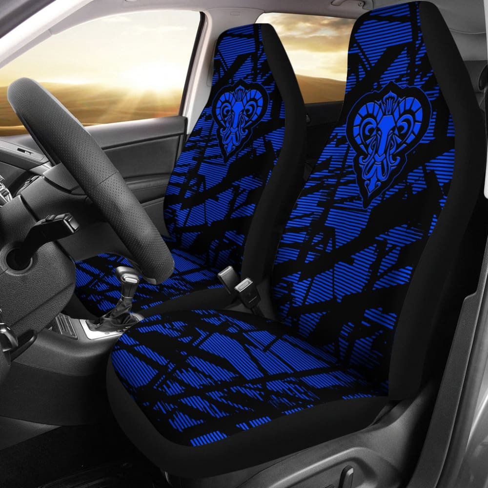 Premium Custom Fit Blue Dodge Ram Seat Covers - Durable Neoprene Protection for 2019-2023 Models | Perfect for Road Trips, Off-Roading & Daily Commutes