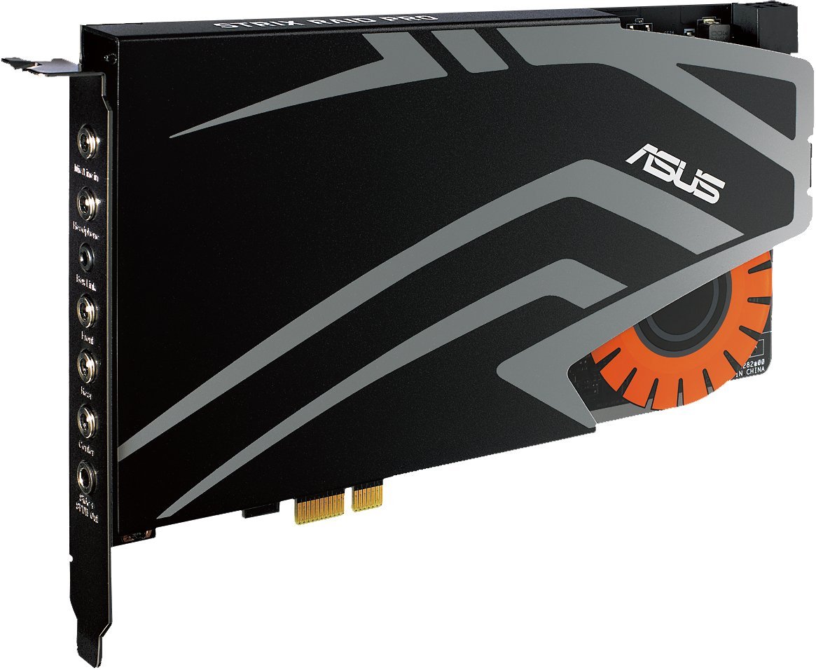 ASUS ROG Strix RAID PRO 7.1 Channel Gaming Sound Card with RGB Lighting - High-Fidelity Audio for PC Gaming, Streaming & Home Theater Systems
