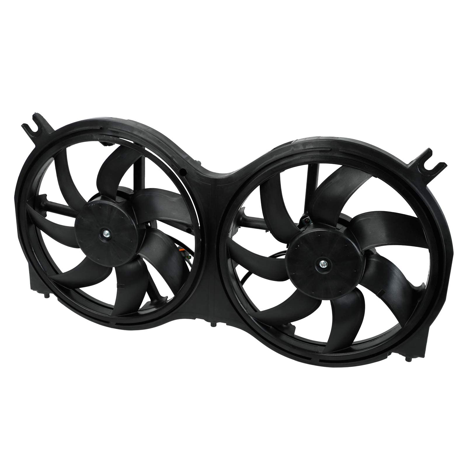Dual Radiator and Condenser Fan Assembly - Compatible with 2013-2019 Nissan Pathfinder, 2014-2019 Infiniti QX60, 2013 Infiniti JX35 3.5L (Replaces OEM Part NI3115149) | Direct Cooling Replacement | Perfect for Engine Overheating Prevention & AC System Maintenance