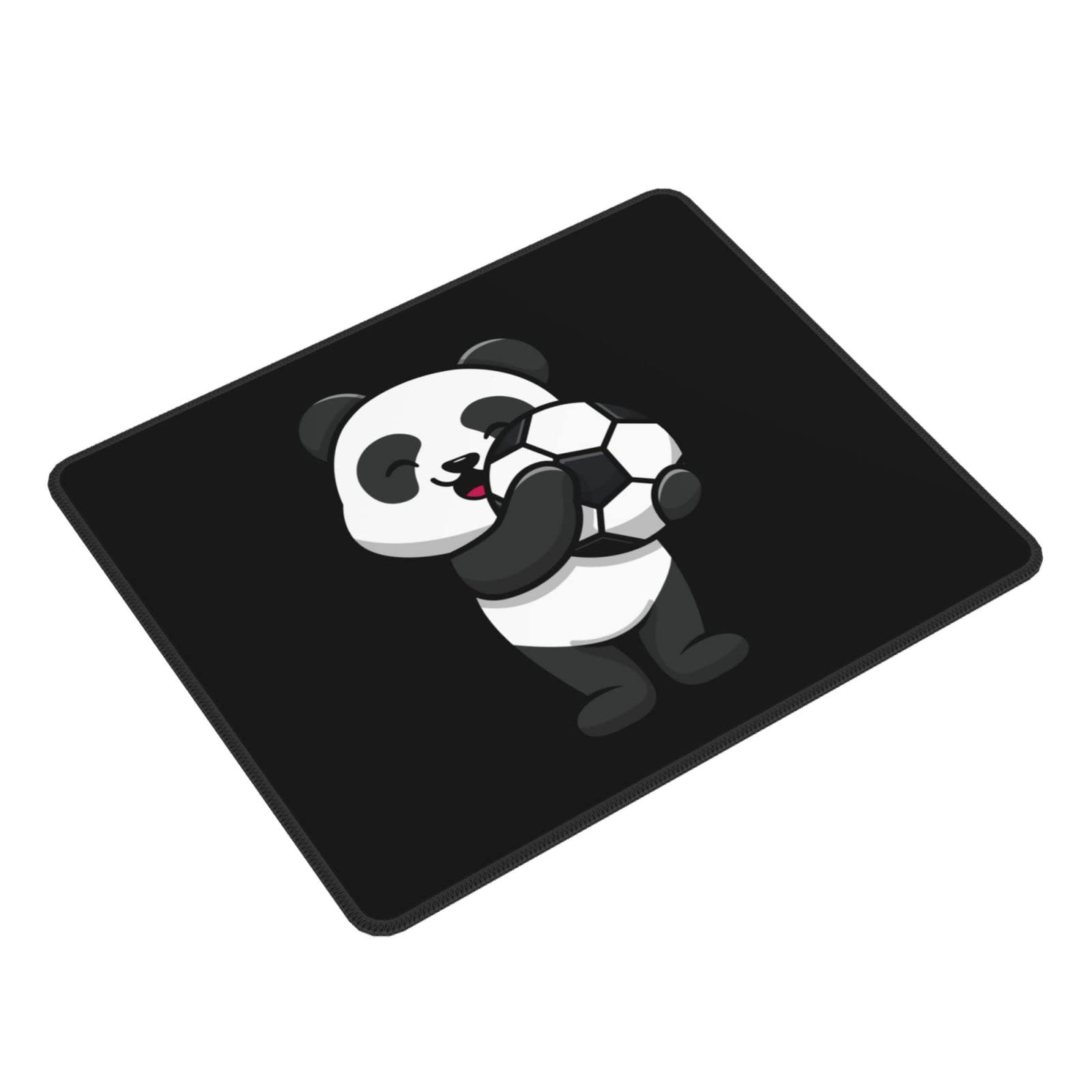 SIYTUAU Cute Panda Hugging Football Mouse Pad - Waterproof, Non-Slip Rubber Gaming Mouse Pad (10x12 inches) for Laptop, Office & PC Use - Perfect for Work, Gaming & Home Decor