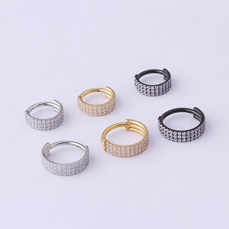 16G Surgical Steel Hypoallergenic Thick Clicker Nose Ring for Sensitive Skin | Comfortable Nose Hoop Piercing Jewelry for Everyday Wear & Special Occasions | HSPJ709