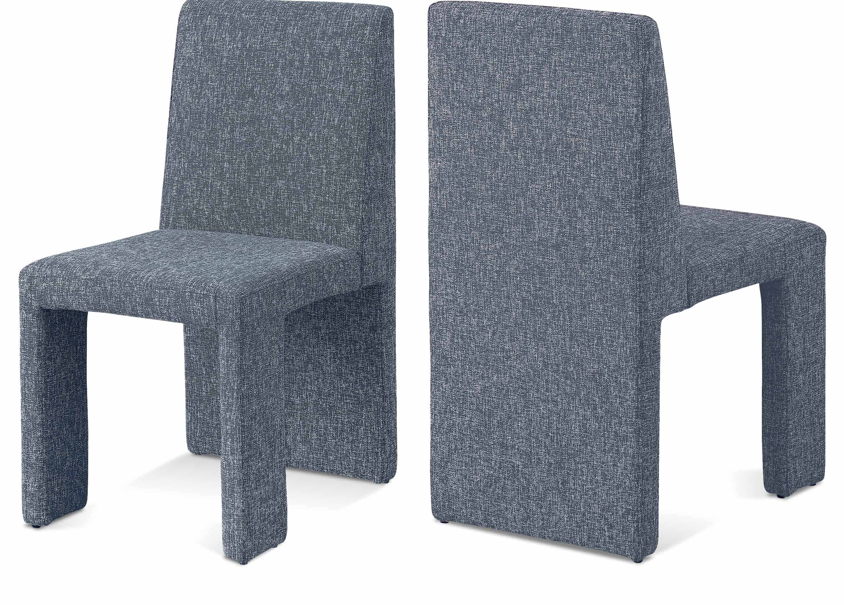 Benson Linen Textured Fabric Dining Chair - Modern Farmhouse Style Upholstered Seat for Kitchen, Dining Room & Home Decor | Comfortable & Durable