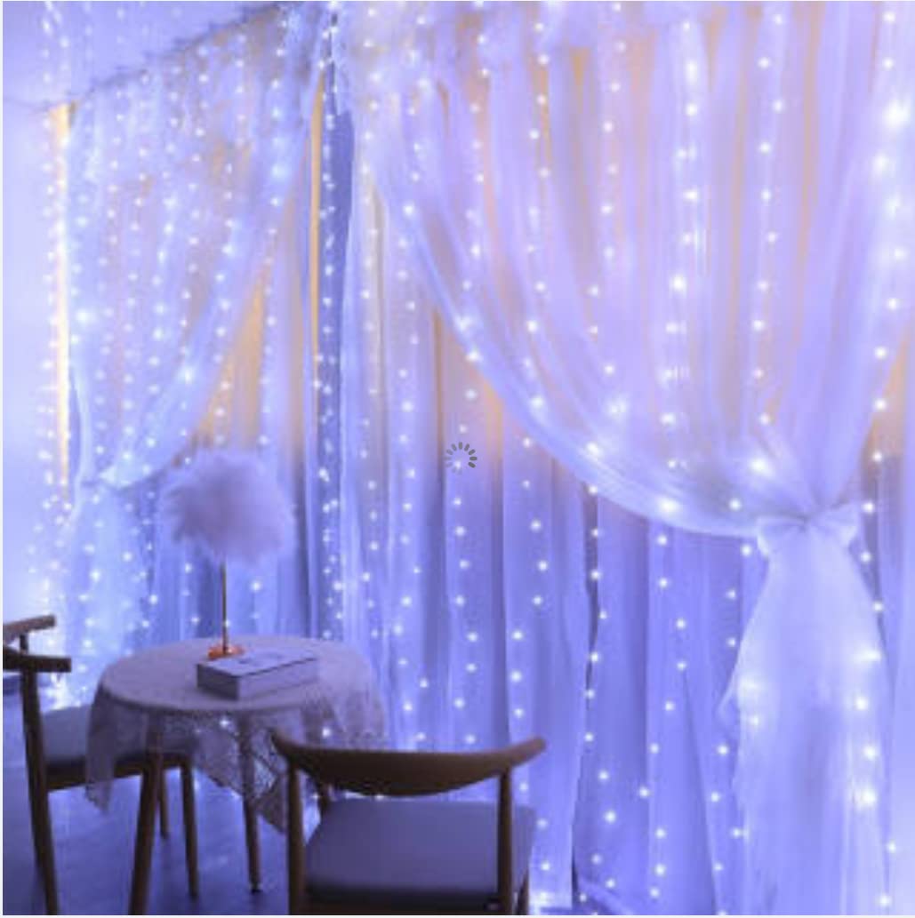 300 LED Copper Fairy Lights with Remote - 8 Lighting Modes USB Powered Indoor String Lights for Window Curtain Decor, Bedroom, Wedding, Christmas Party (Cold White) | Romantic Ambiance, Home Wall Decoration, Holiday Lighting