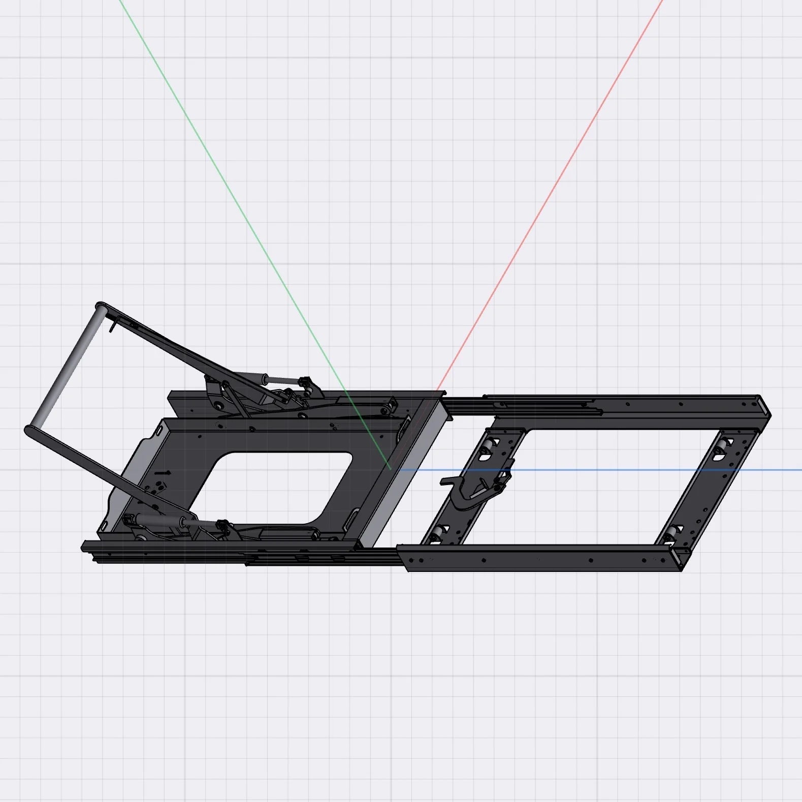Dirtbox Overland Drop Slider Mount - Heavy Duty Off-Road Truck Bed Rack for Camping Gear & Outdoor Adventures