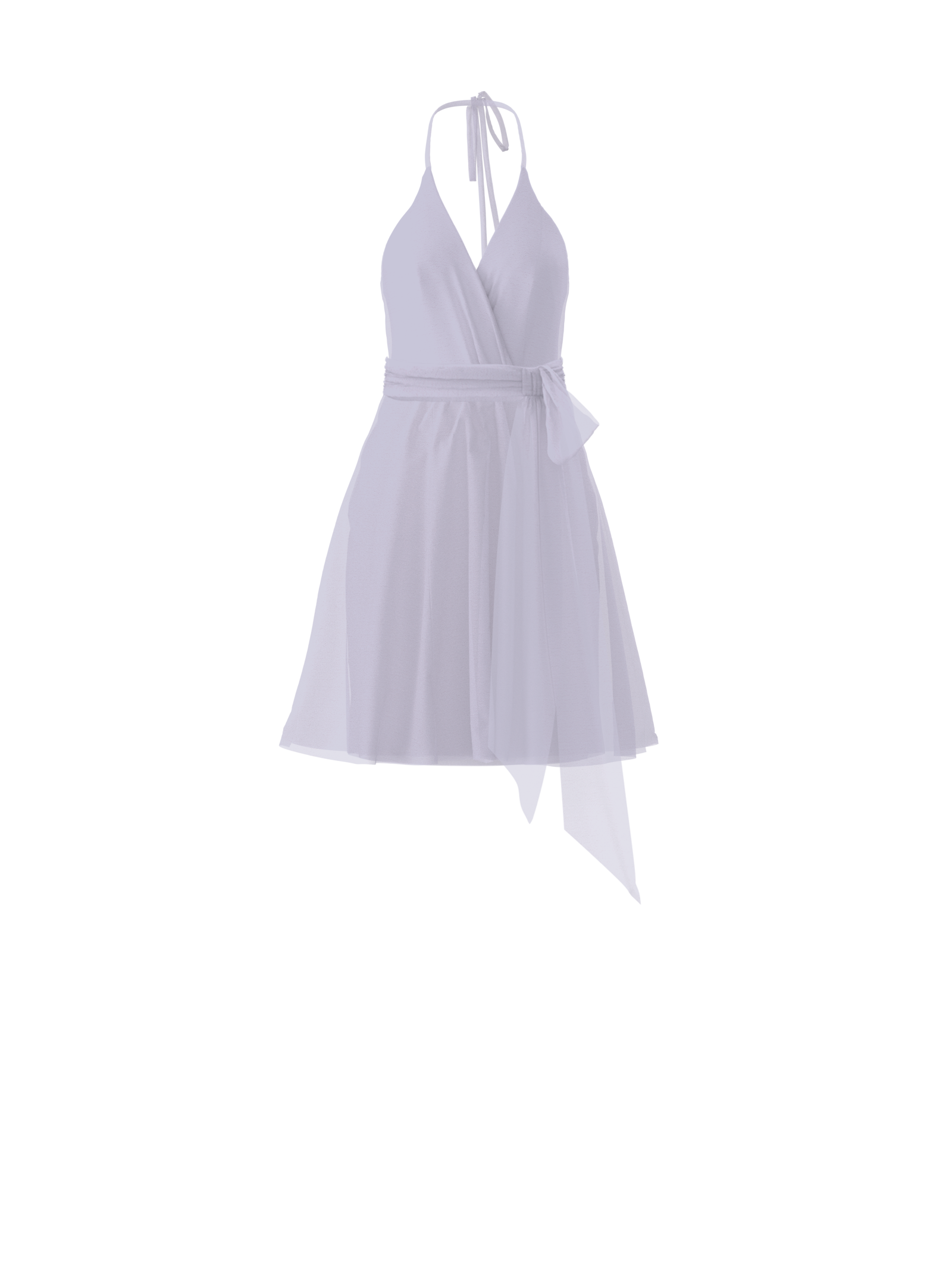 Carmelle Bodice & Carla Skirt Set with Sash Belt in Lilac - Perfect for Weddings, Parties, and Special Occasions