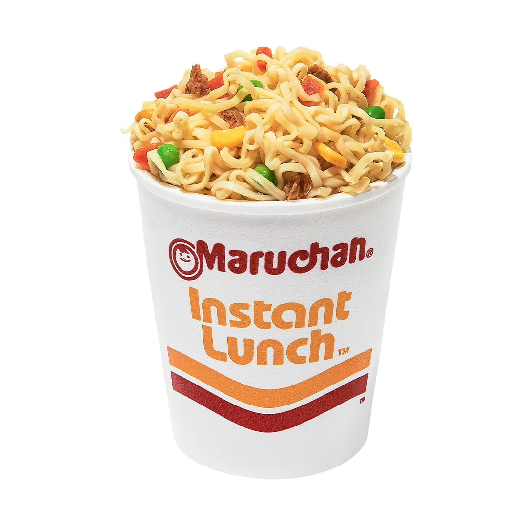 Maruchan Instant Lunch Beef Ramen Noodle Soup - Microwaveable Quick Meal (2.25 Oz, 12 Pack) | Perfect for Office Lunch, College Dorm Snacks & Emergency Food Supply