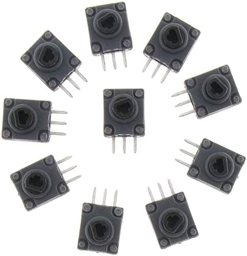 10pcs LT RT Micro Switch Button Potentiometer Replacement for Xbox 360 Controller Repair - Compatible with Xbox 360 Gamepad, DIY Fix for Stick Drift & Trigger Issues - Perfect for Gaming Enthusiasts & Home Repair