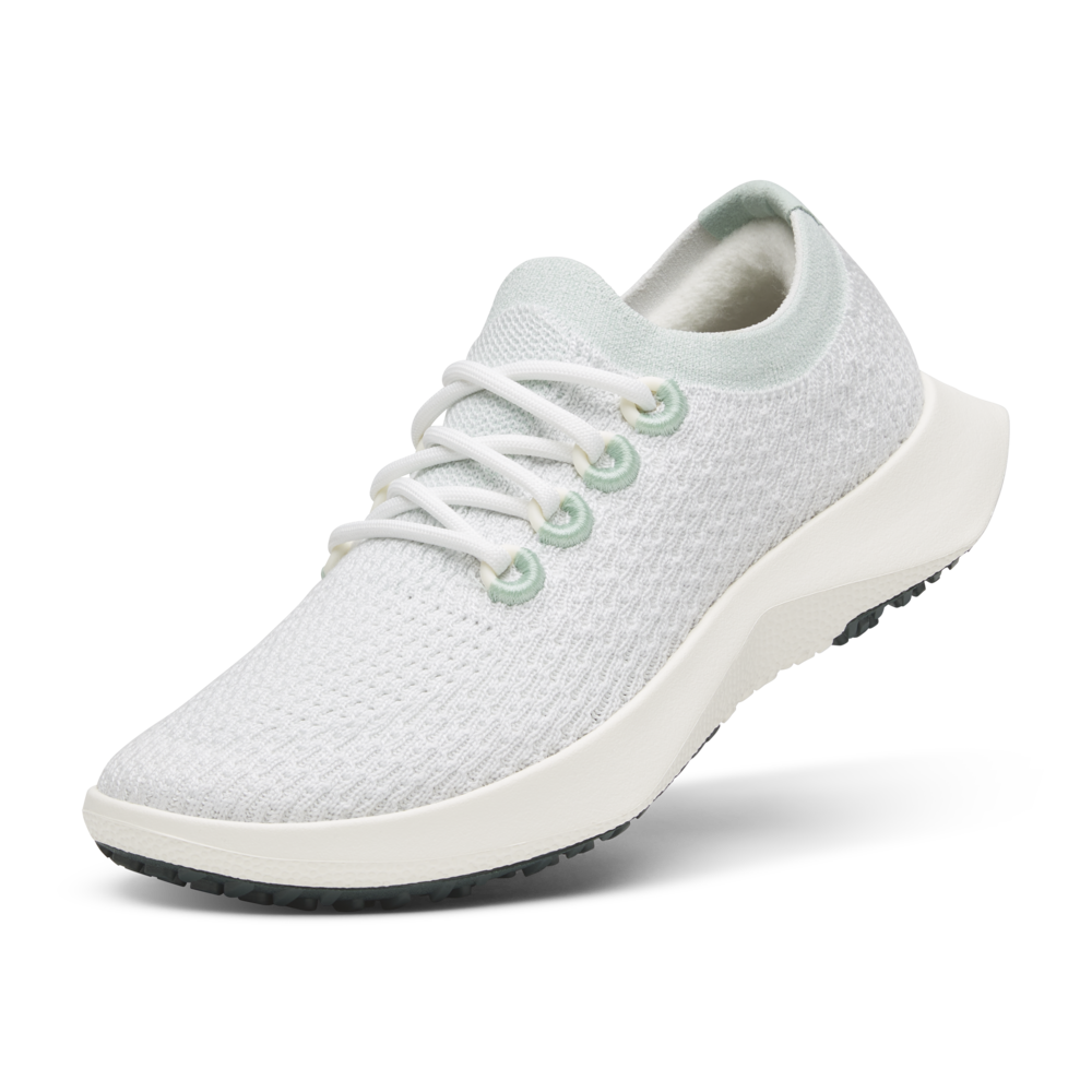 Women's Running Shoes - Allbirds Tree Dasher 2 Sneakers in Blizzard/Lux Liberty with Twilight White Sole | Lightweight & Eco-Friendly for Jogging, Gym & Casual Wear